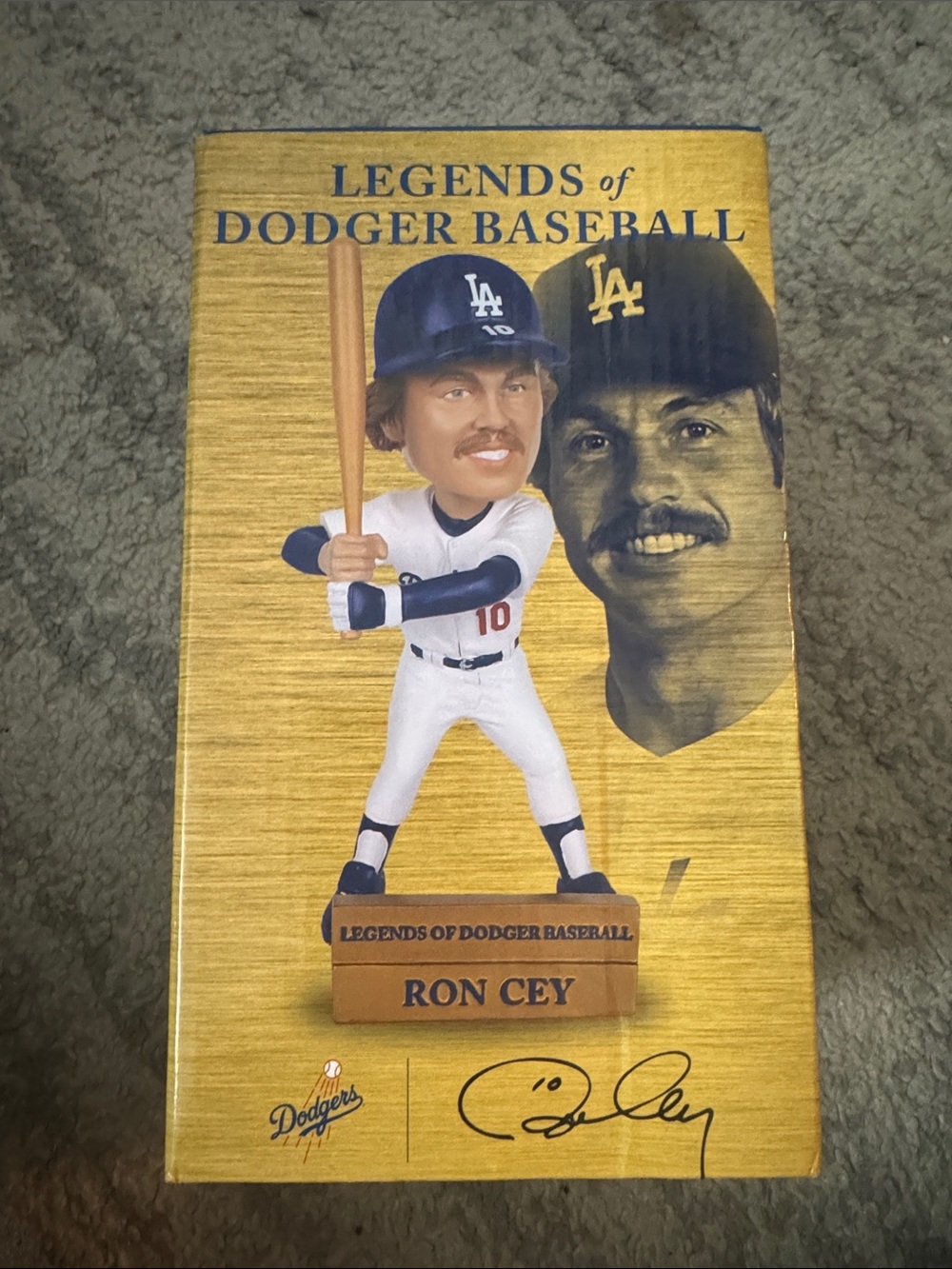Legends of Dodger Baseball Gold Collector Box - Ron Cey